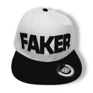 FAKER by SuperPlay T1 Baseball Ball Hat Snapback B&W